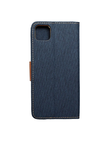 Etui Canvas pour SAMSUNG A22 5G bleu marine