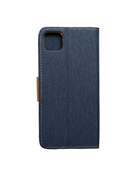Etui Canvas pour SAMSUNG A22 5G bleu marine