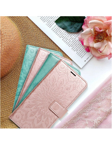 Etui MEZZO Book pour SAMSUNG A22 5G mandala vert
