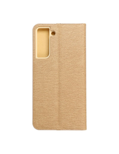 Etui Luna Book pour SAMSUNG S21 FE or