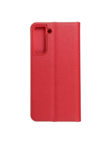 Etui Luna Book pour SAMSUNG S21 FE rouge