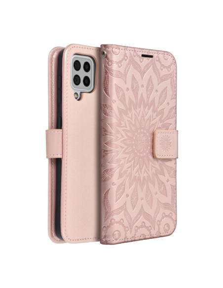 Etui MEZZO Book pour SAMSUNG A22 5G mandala or rose