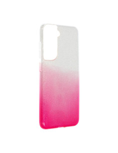 Coque Forcell - SHINING pour SAMSUNG Galaxy S21 FE TRANSPARENT / ROSE