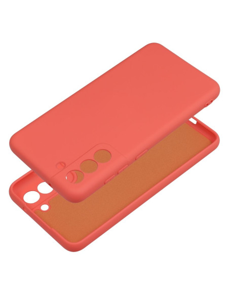 COQUE SILICONE pour SAMSUNG Galaxy S21 FE pêche