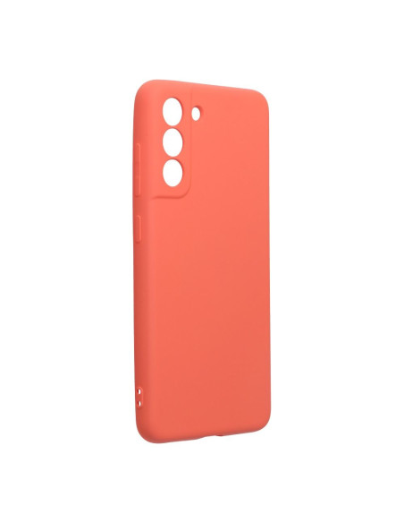 COQUE SILICONE pour SAMSUNG Galaxy S21 FE pêche