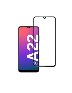 VERRE TREMPE Blue Star 5D - SAM A22 LTE (full glue) NOIR