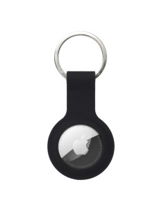 Porte-clés en silicone pour AIRTAG / FORCELL F-TAG noir 2