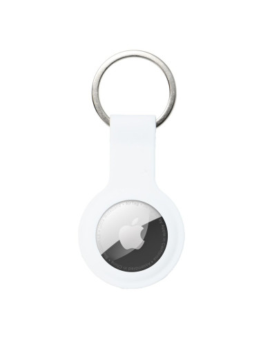 Porte-clés en silicone pour AIRTAG / FORCELL F-TAG blanc