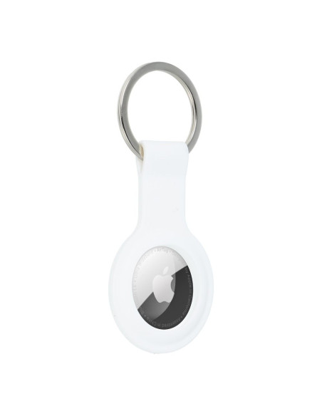 Porte-clés en silicone pour AIRTAG / FORCELL F-TAG blanc