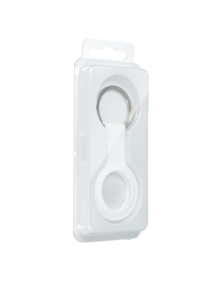 Porte-clés en silicone pour AIRTAG / FORCELL F-TAG blanc