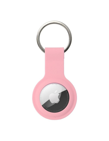 Porte-clés en silicone pour AIRTAG / FORCELL F-TAG rose