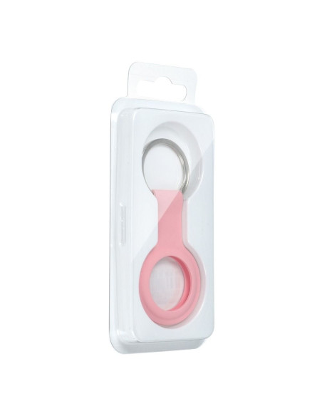 Porte-clés en silicone pour AIRTAG / FORCELL F-TAG rose