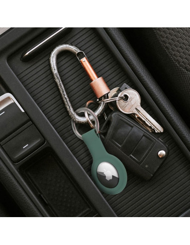Porte-clés en silicone pour AIRTAG / FORCELL F-TAG vert