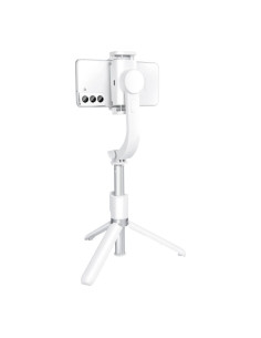 Kit / support selfie avec télécommande bluetooth trépied GIMBAL stabilisateur blanc SSTR-L08