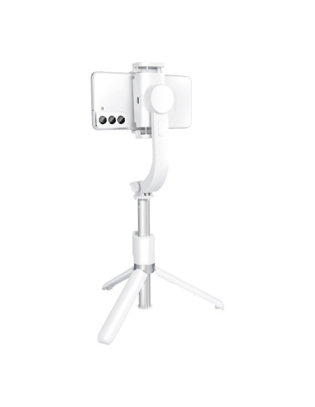 Kit / support selfie avec télécommande bluetooth trépied GIMBAL stabilisateur blanc SSTR-L08