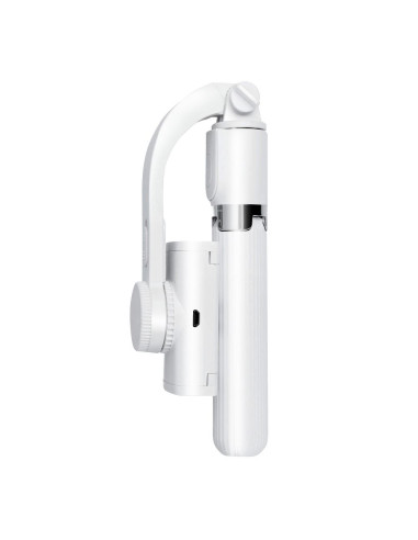 Kit / support selfie avec télécommande bluetooth trépied GIMBAL stabilisateur blanc SSTR-L08