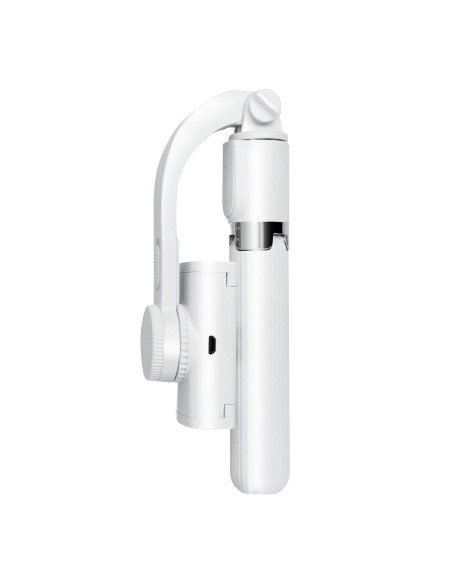 Kit / support selfie avec télécommande bluetooth trépied GIMBAL stabilisateur blanc SSTR-L08