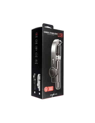 Kit / support selfie avec télécommande bluetooth trépied GIMBAL stabilisateur blanc SSTR-L08