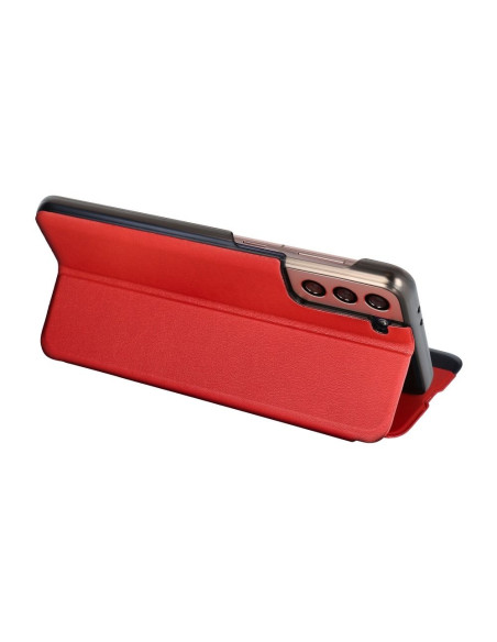Etui SMART VIEW MAGNET pour SAMSUNG A22 4G rouge