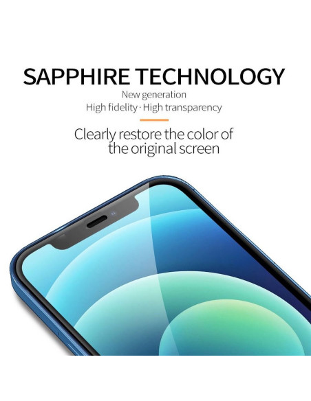 Verre trempé X-ONE Sapphire Glass Extra Hard - iPhone 12 Pro Max