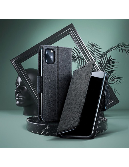 Etui Fancy Book pour IPHONE 13 noir