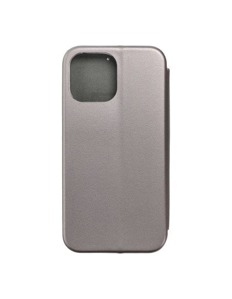 Etui Book Elegance pour IPHONE 13 PRO MAX gris