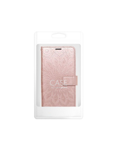 Etui MEZZO Book pour IPHONE 13 mandala or rose