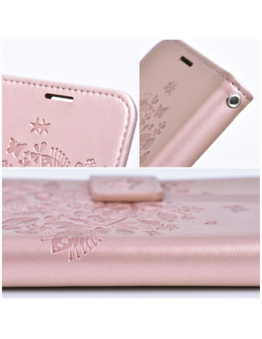 Etui MEZZO Book pour IPHONE 13 PRO arbre or rose
