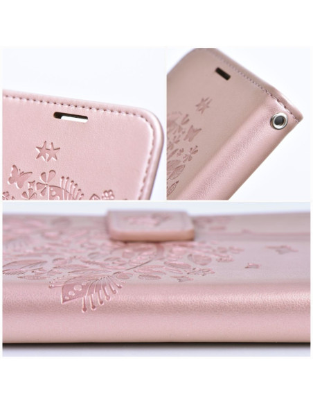 Etui MEZZO Book pour IPHONE 13 PRO arbre or rose