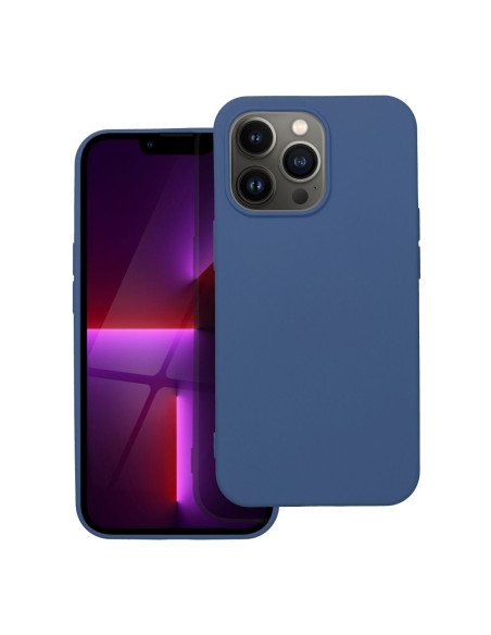 COQUE SILICONE pour IPHONE 13 PRO BLEU