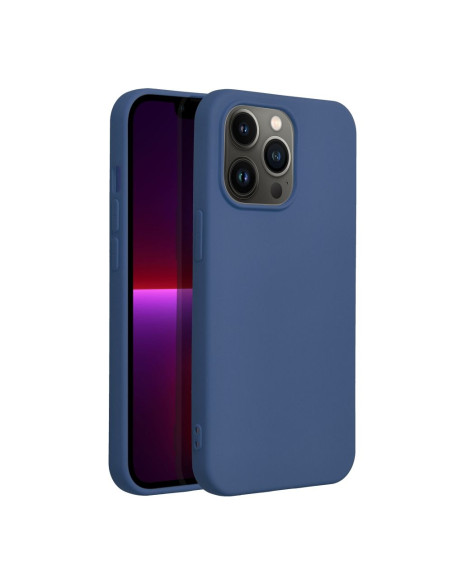 COQUE SILICONE pour IPHONE 13 PRO BLEU
