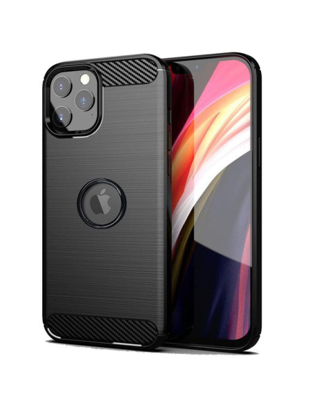 COQUE FORCELL - CARBON pour IPHONE 13 NOIR