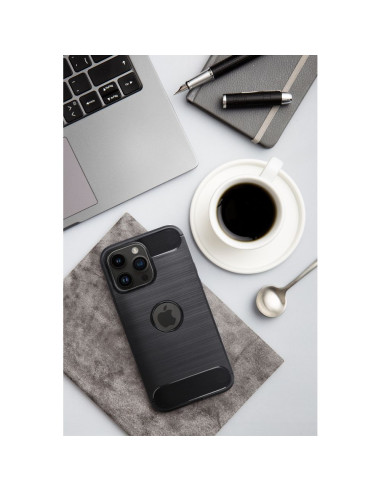 COQUE FORCELL - CARBON pour IPHONE 13 PRO MAX NOIR