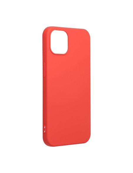 COQUE SILICONE pour IPHONE 13 pêche