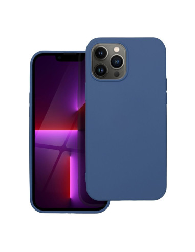 COQUE SILICONE pour IPHONE 13 PRO MAX BLEU