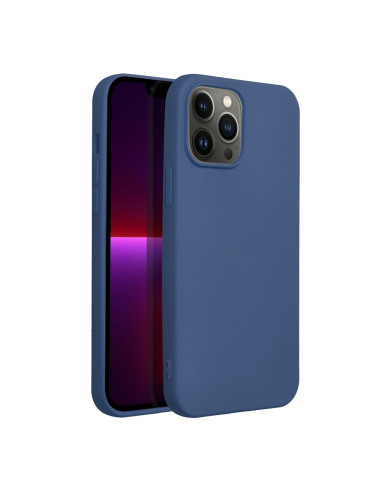 COQUE SILICONE pour IPHONE 13 PRO MAX BLEU