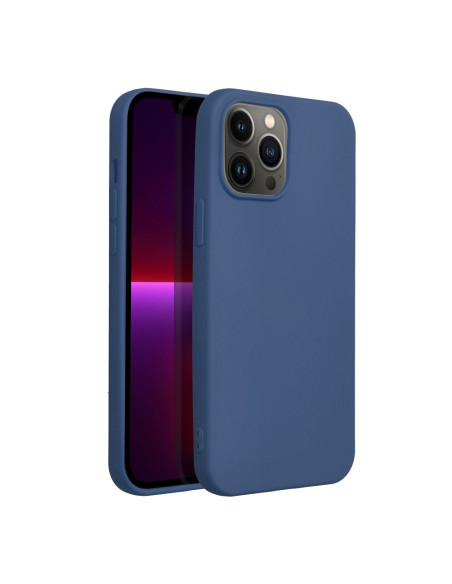 COQUE SILICONE pour IPHONE 13 PRO MAX BLEU