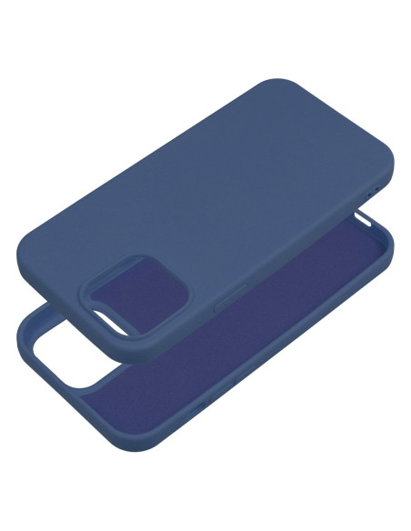 COQUE SILICONE pour IPHONE 13 PRO MAX BLEU