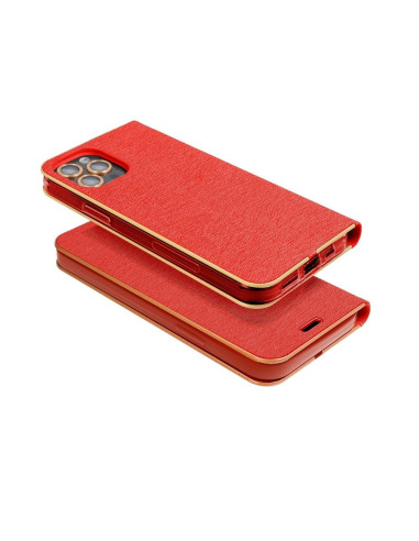 Etui Luna Book pour iPhone 13 rouge