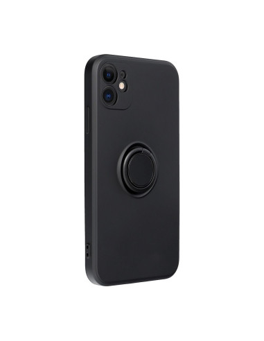 Coque SILICONE RING pour IPHONE 11 noir
