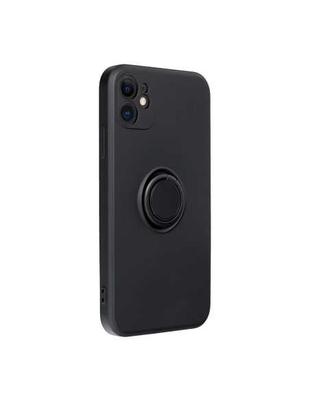 Coque SILICONE RING pour IPHONE 11 noir