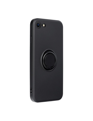 Coque SILICONE RING pour IPHONE 7/ 8/ SE 2020 / SE 2022 noir