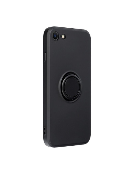 Coque SILICONE RING pour IPHONE 7/ 8/ SE 2020 / SE 2022 noir