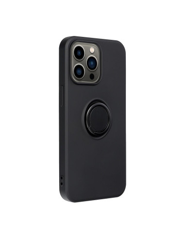 Coque SILICONE RING pour IPHONE 13 PRO noir
