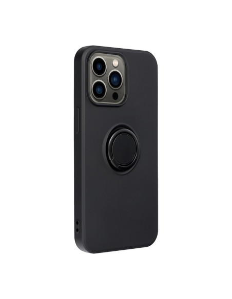 Coque SILICONE RING pour IPHONE 13 PRO noir