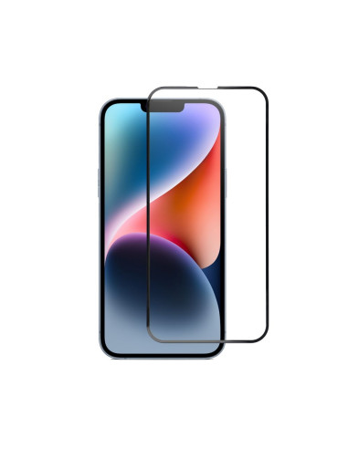 VERRE TREMPE Blue Star 5D- APP IPHO 13 Pro Max/14 Plus Full Cover (full glue) NOIR