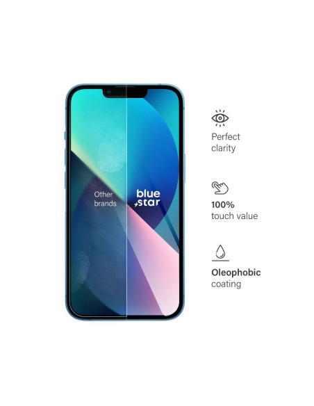 VERRE TREMPE Blue Star- APP IPHO 13/13Pro/14