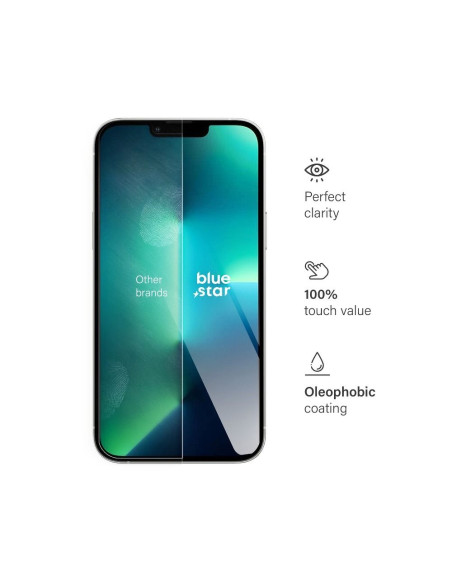 VERRE TREMPE Blue Star- APP IPHO 13 Pro Max/14 Plus