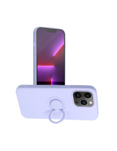 Coque SILICONE RING pour IPHONE 13 PRO violet