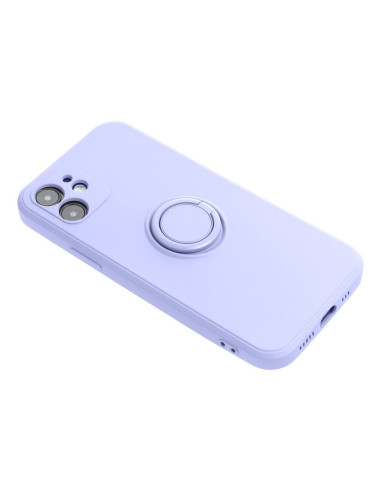 Coque SILICONE RING pour IPHONE 13 PRO violet